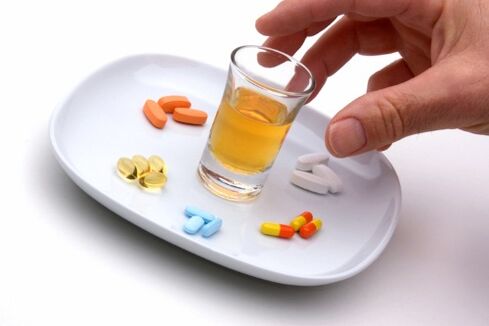 tablets and alcohol after gallbladder removal