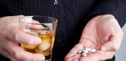 Alcohol as a cause of improper digestion